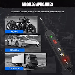 Foto 3 | Probador De Sonda De Circuito Prueba De Voltaje 6-30v Eo Safe Imports Esi-13665-1 Negro