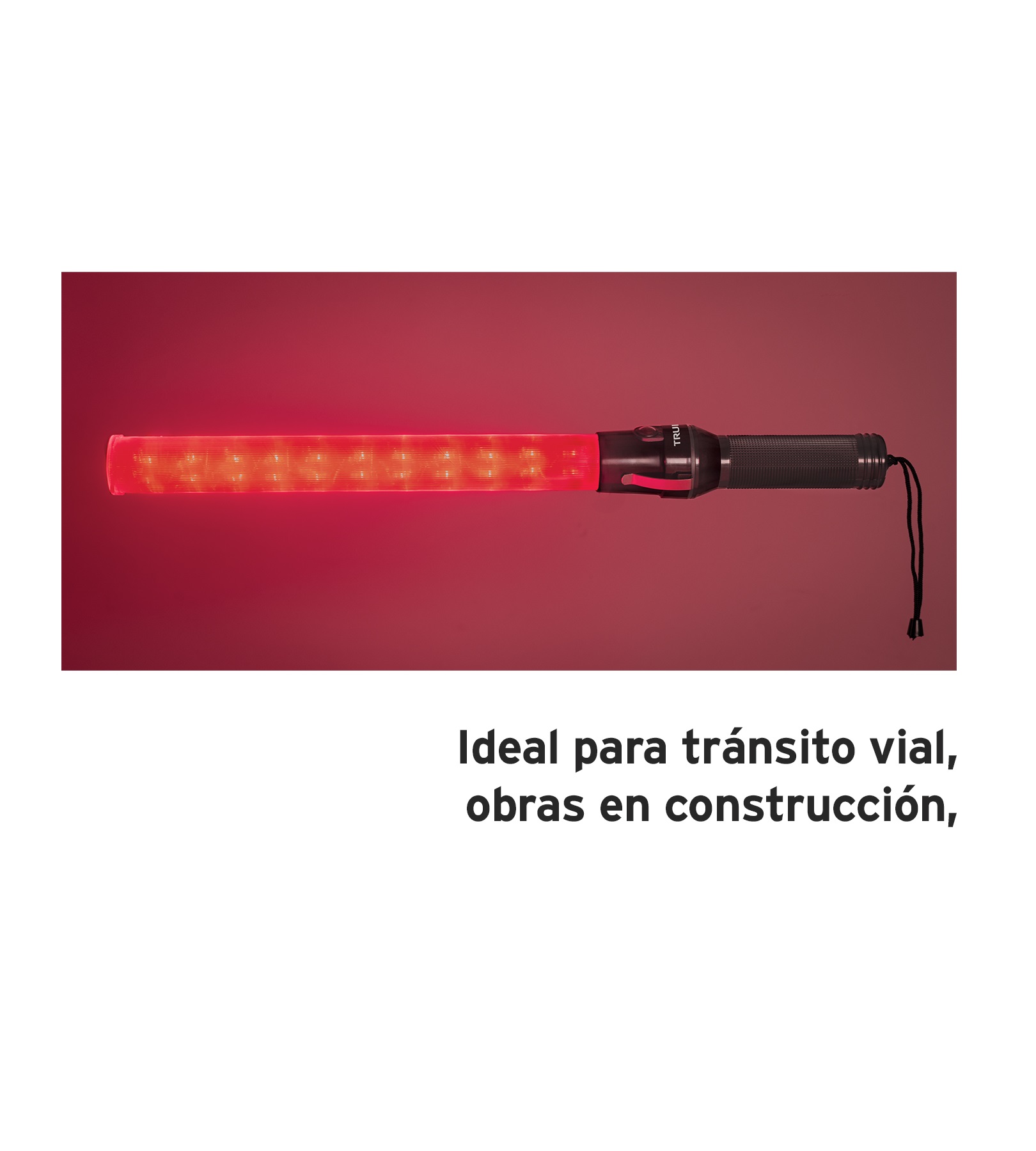 Foto 3 pulgar | Bastón De Seguridad Luminoso De 53 Cm Con Luz Led Y Clip Para Cinturón Para Transito