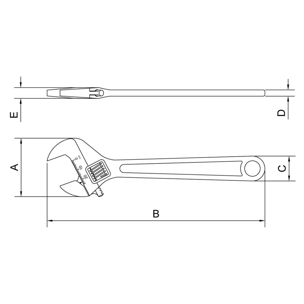 Foto 4 pulgar | Llave Regulable Tramontina Pro 15'' Pulgadas