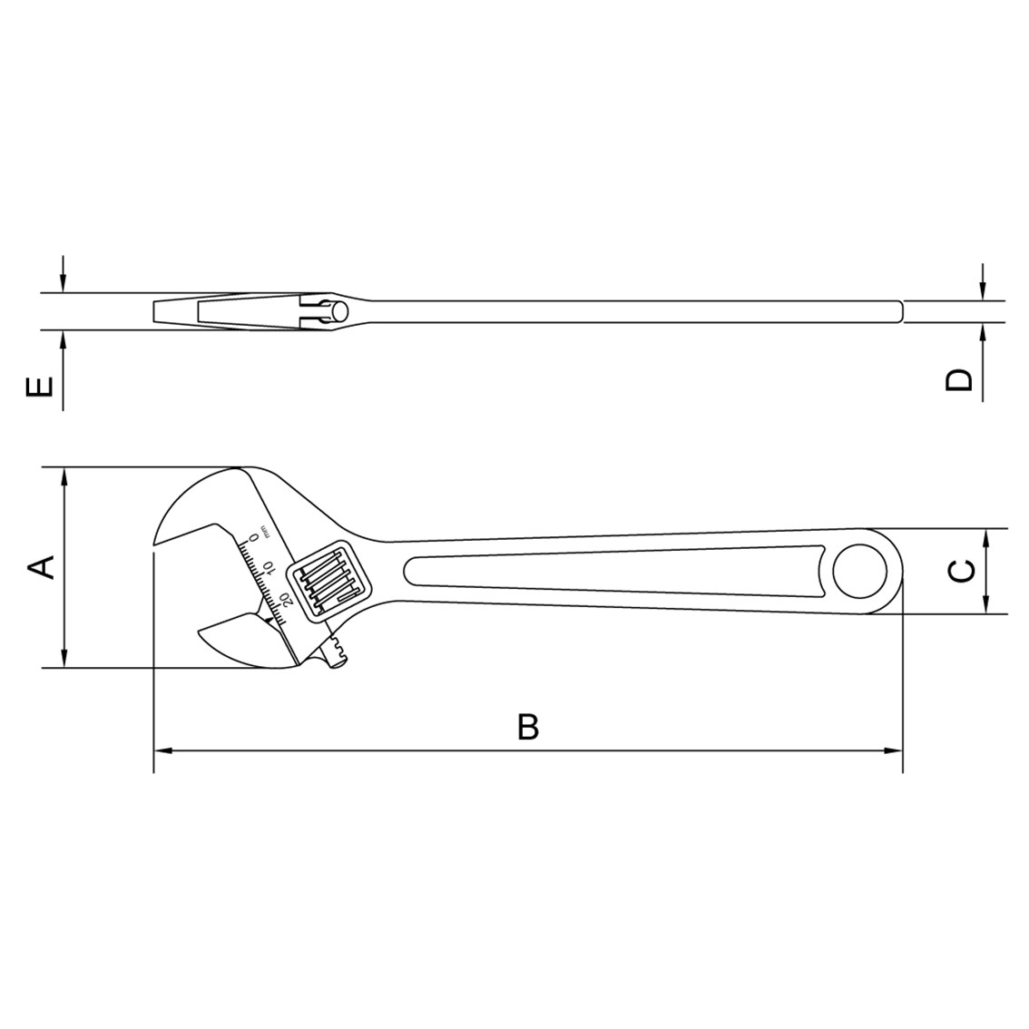 Foto 5 pulgar | Llave Regulable  Tramontina Pro 12'' Pulgadas