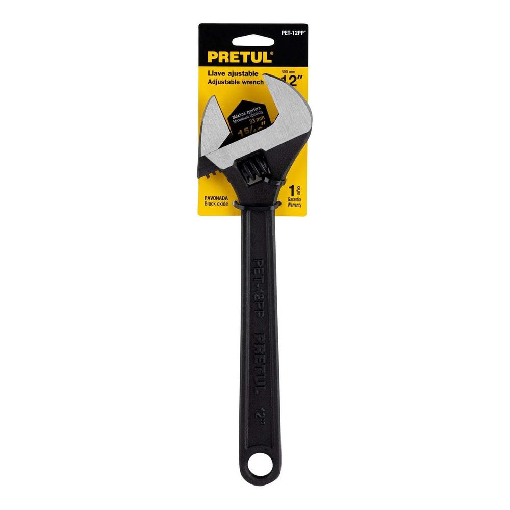 Foto 2 pulgar | Llave Perica Ajustable 12'' Pretul Pet-12pp