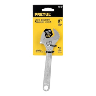 Foto 2 | Llave Ajustable de Perico Pretul 6 Pulgadas Acabado Cromo