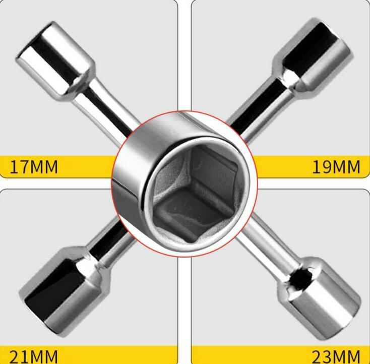 Foto 5 pulgar | Llave De Cruz Cruceta U Shop Mexico Acero Galvanizado 14''