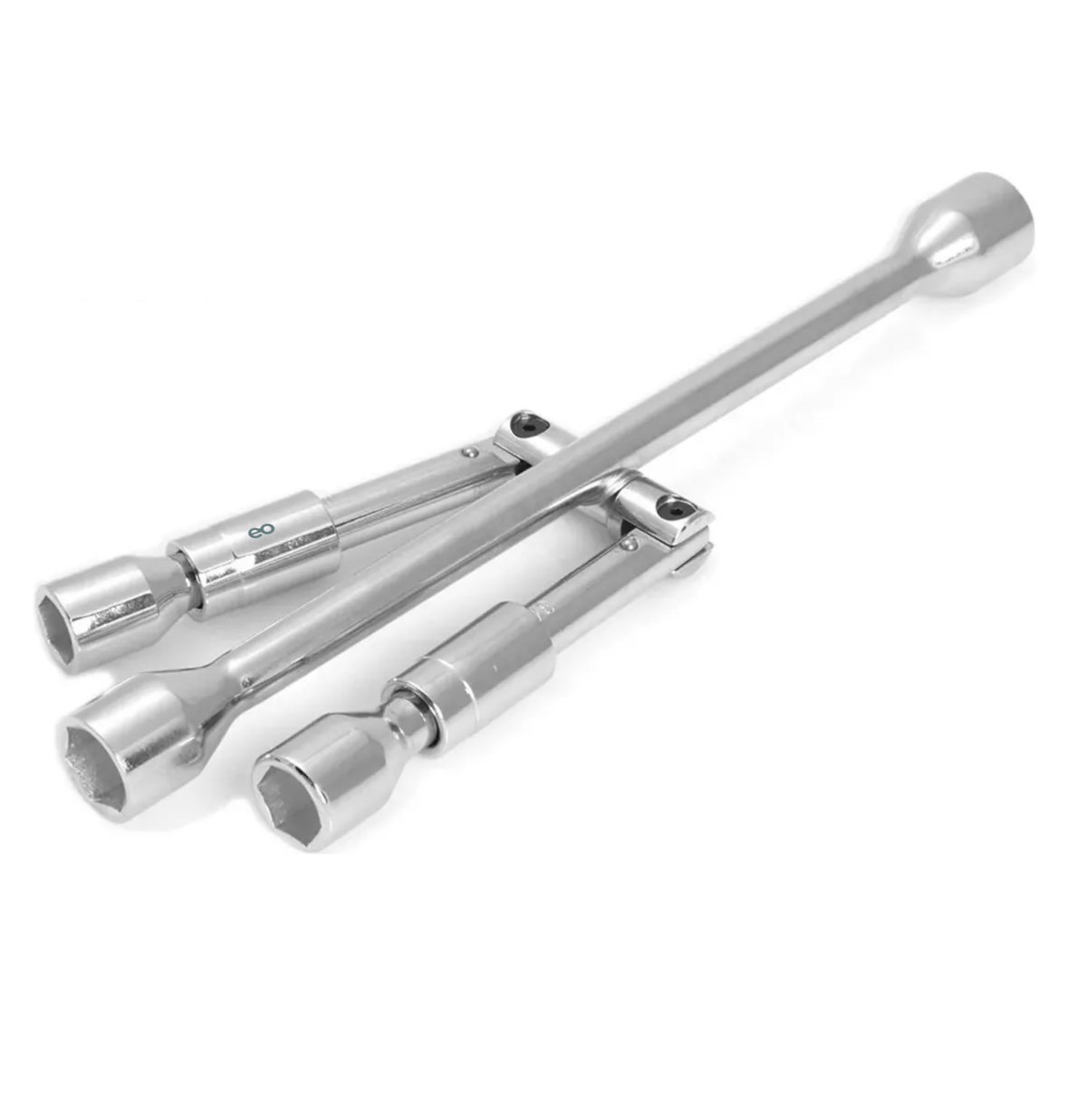 Foto 2 pulgar | Llave Cruz Cruceta Reforzada Para Auto Kit3pcs Eo Safe Imports Esi-12415 Plata