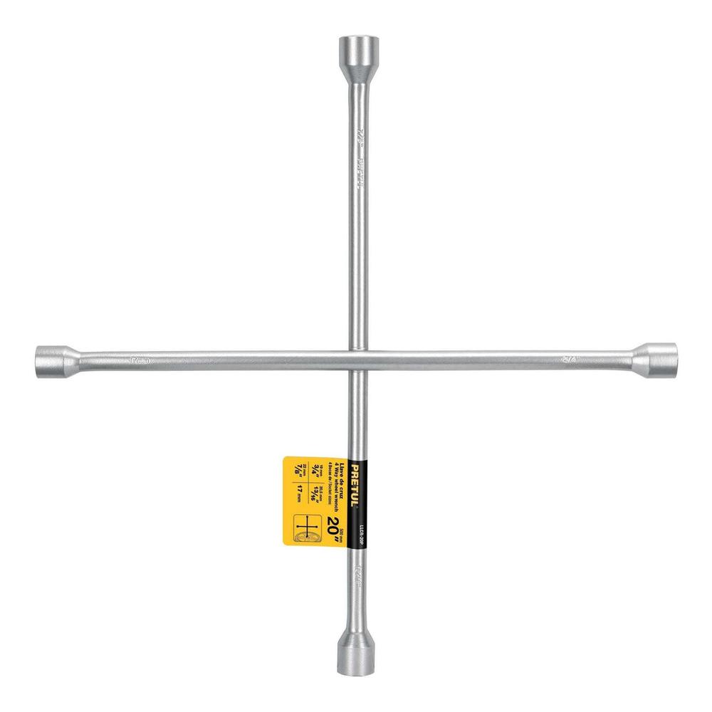 Foto 2 pulgar | Llave Cruz Auto Acero 20'' Pretul Llcr-20p