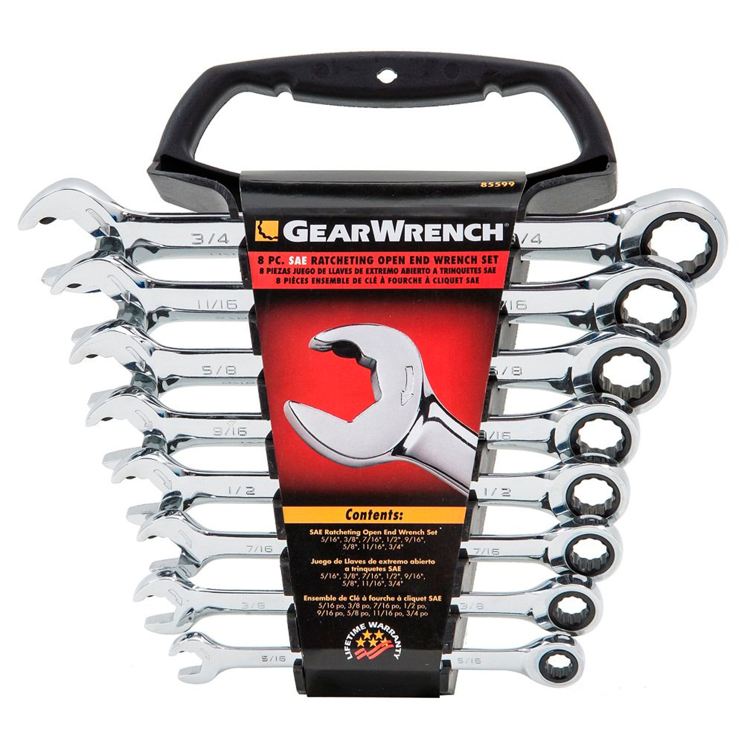 Juego de Llaves Matraca Gearwrench 85599 8 Piezas