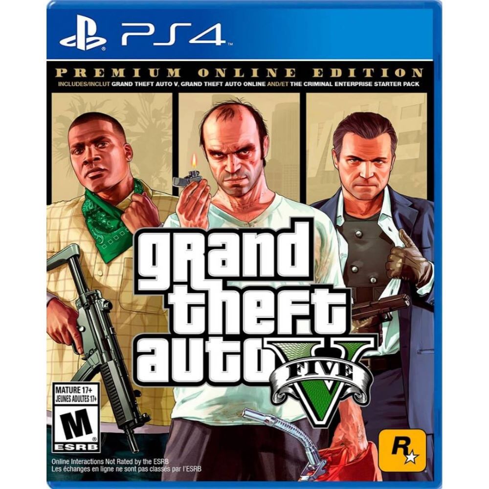 Foto 1 | Grand Theft Auto V (GTA V) Premium Edition LATAM - PS4