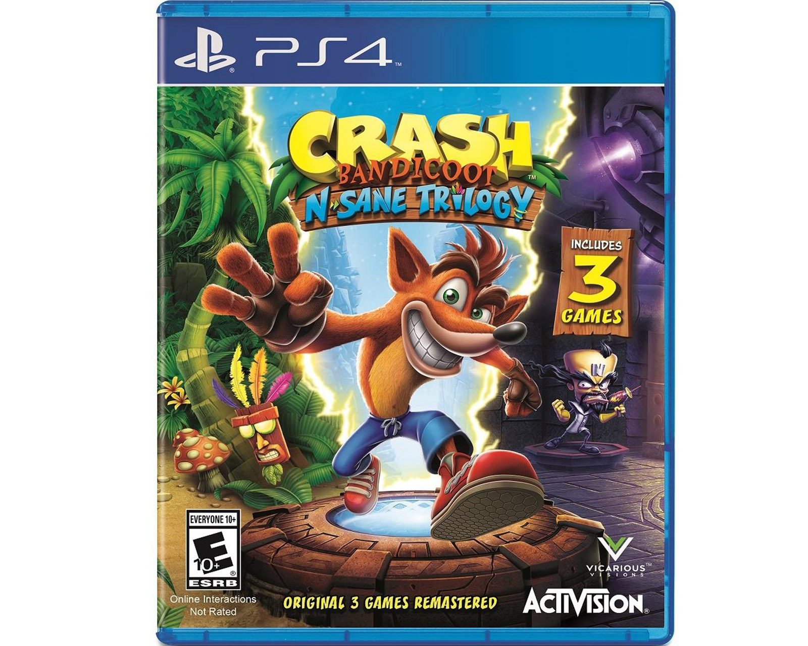 Foto 2 pulgar | Crash Bandicoot N Sane Trilogy para PlayStation 4