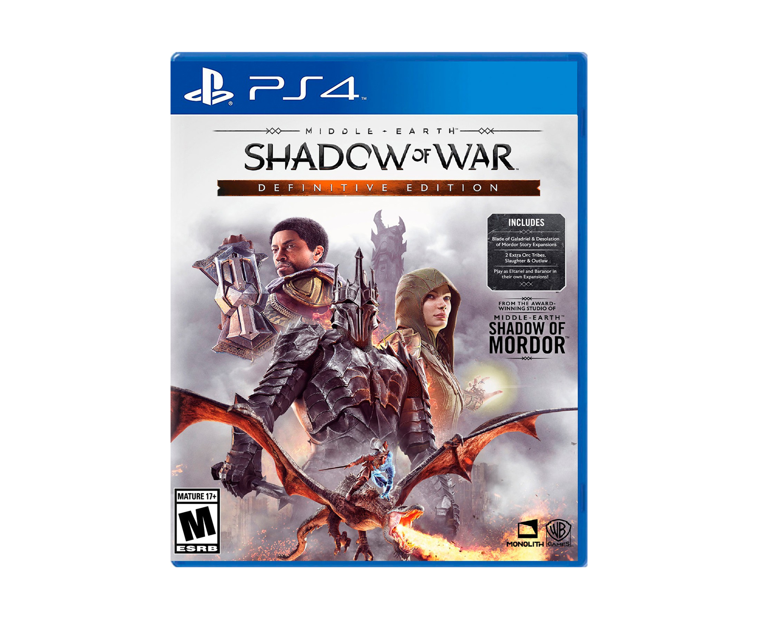 Foto 2 pulgar | Middle Earth Shadow Of War Complete Definitive Edition para PlayStation 4