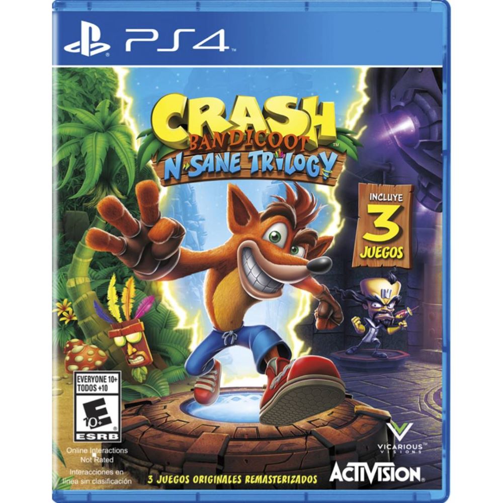 Foto 2 pulgar | Crash Bandicoot Nsane Trilogy para PlayStation 4