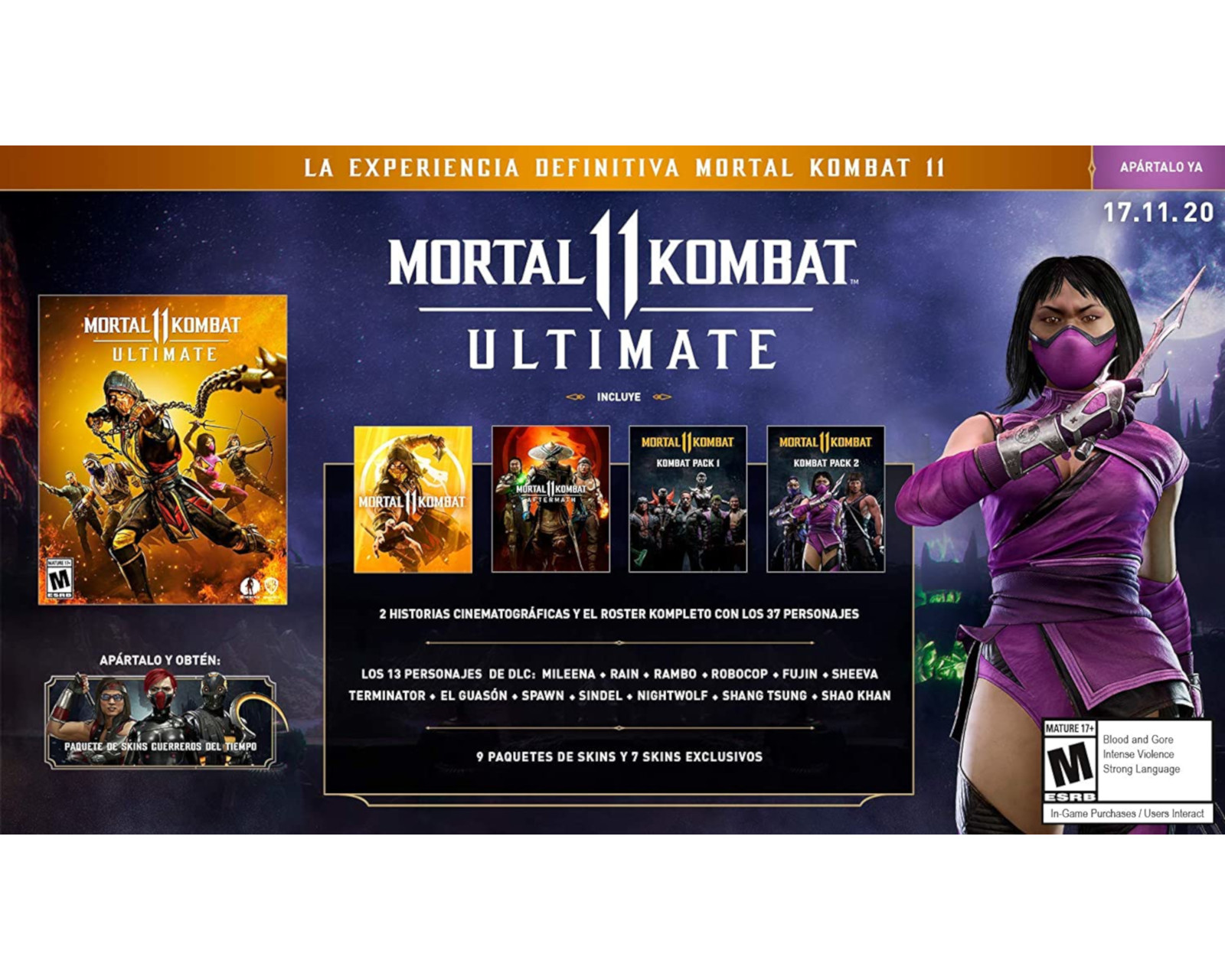 Foto 3 pulgar | Mortal Kombat 11 Ultimate Edition para Ps4