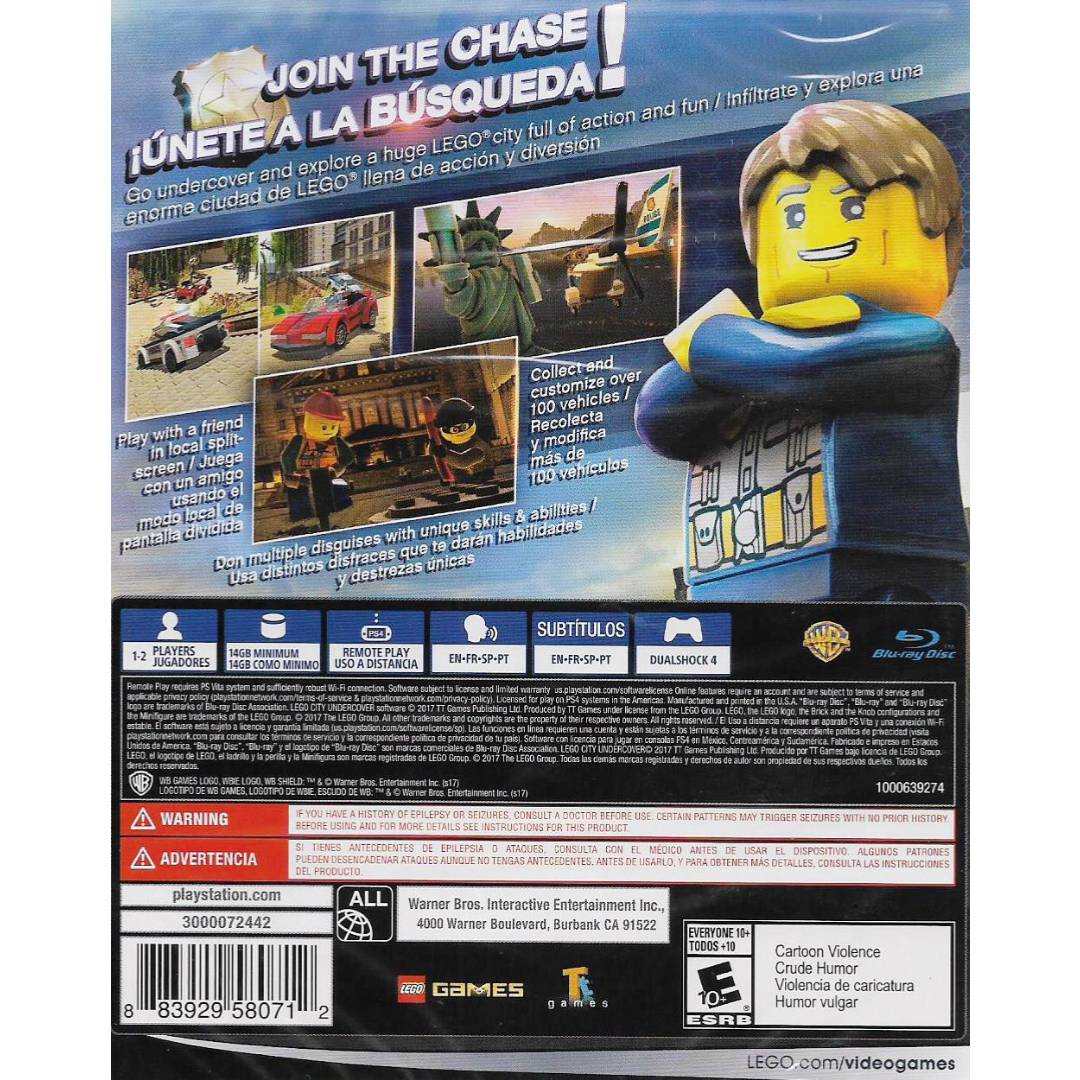 Foto 3 pulgar | Lego City Undercover para PS4