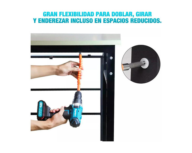 Foto 3 | Taladro Atornillador Impacto Rapido+ 48vf Azul