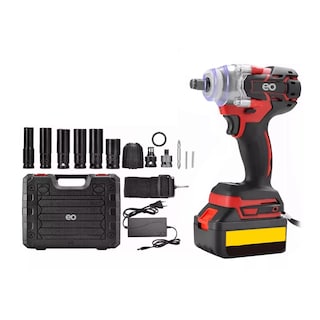 Foto 1 | Kit Pistola Impacto Llave Taladro Inalámbrica 650nm 13pzs Eo Safe Imports Esi-8914-1 Rojo