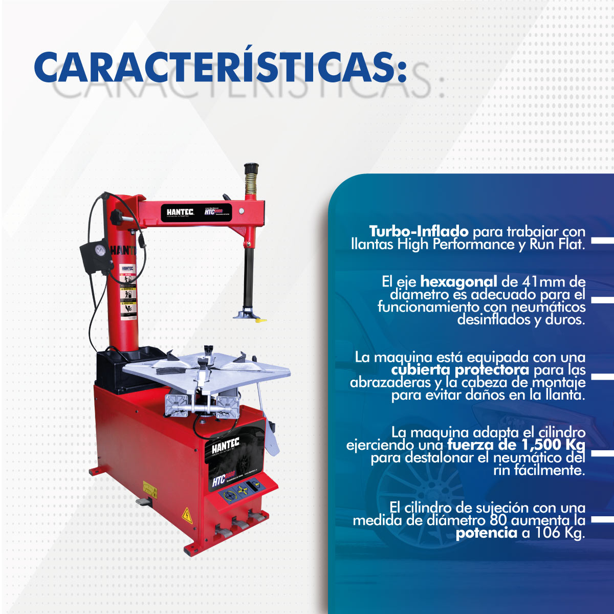 Foto 5 | Desmontadora de Llantas 11 a 24 pulgadas Turboinflado