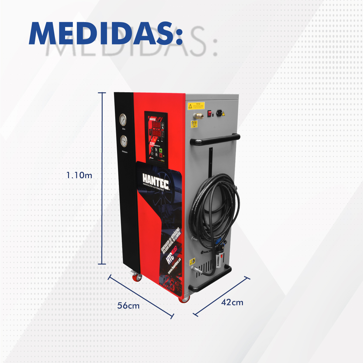 Foto 5 pulgar | Generador de Nitrógeno 1 Salida 50 l Hantec