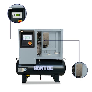 Foto 3 | Compresor de Tornillo Tanque + Compresor 2 n 1 de 5hp Automotriz