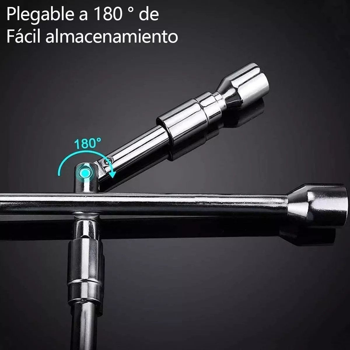 Foto 5 | Llave Cruz Cruceta Reforzada para Auto 17/19/21/23mm Eo Safe Imports Esi-11535 Plata