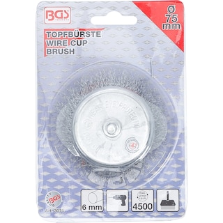 Foto 6 | Disco De Almabre De Copa Rizado, Diametro 75 Mm | Bgs 3076