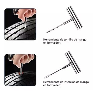 Foto 2 | Estuche De Lujo De Reparación Emergencia Llantas Autos Motos Estuche Negro