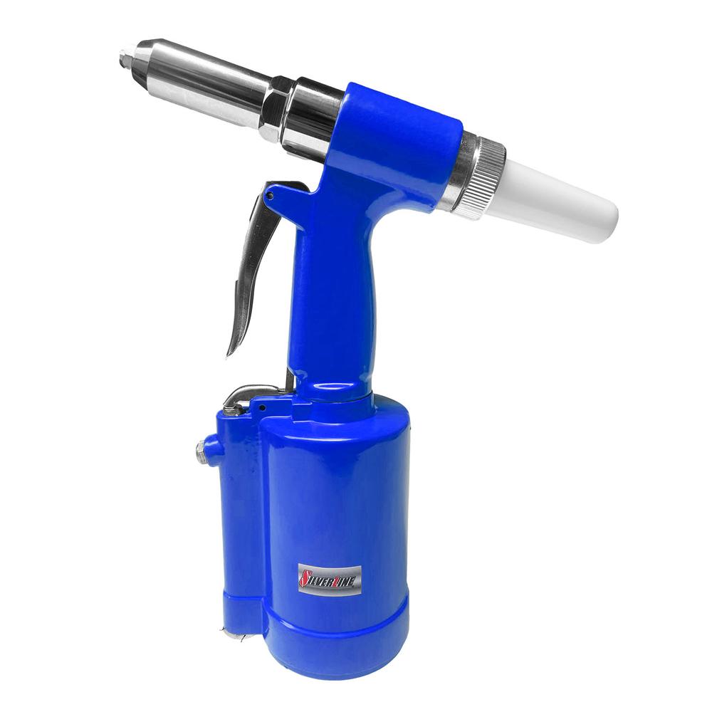 Remachadora Neumática Silverline DC-AT6015 Azul para Ensambles de Metal