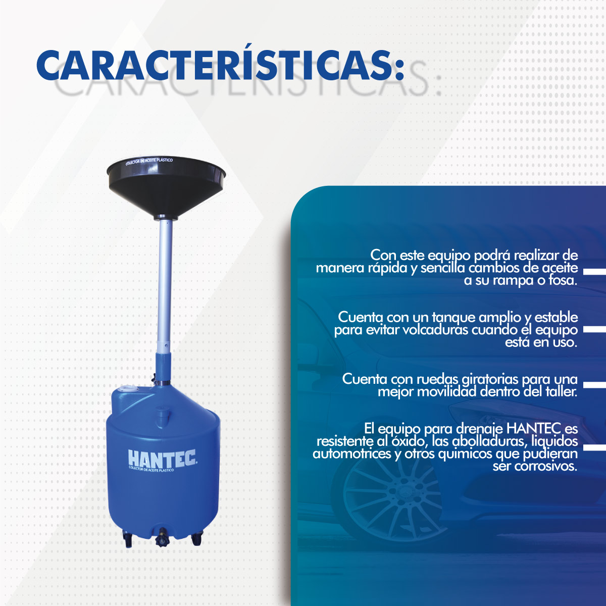 Foto 5 | Colector Aceite Rampa 2 Postes Hantec