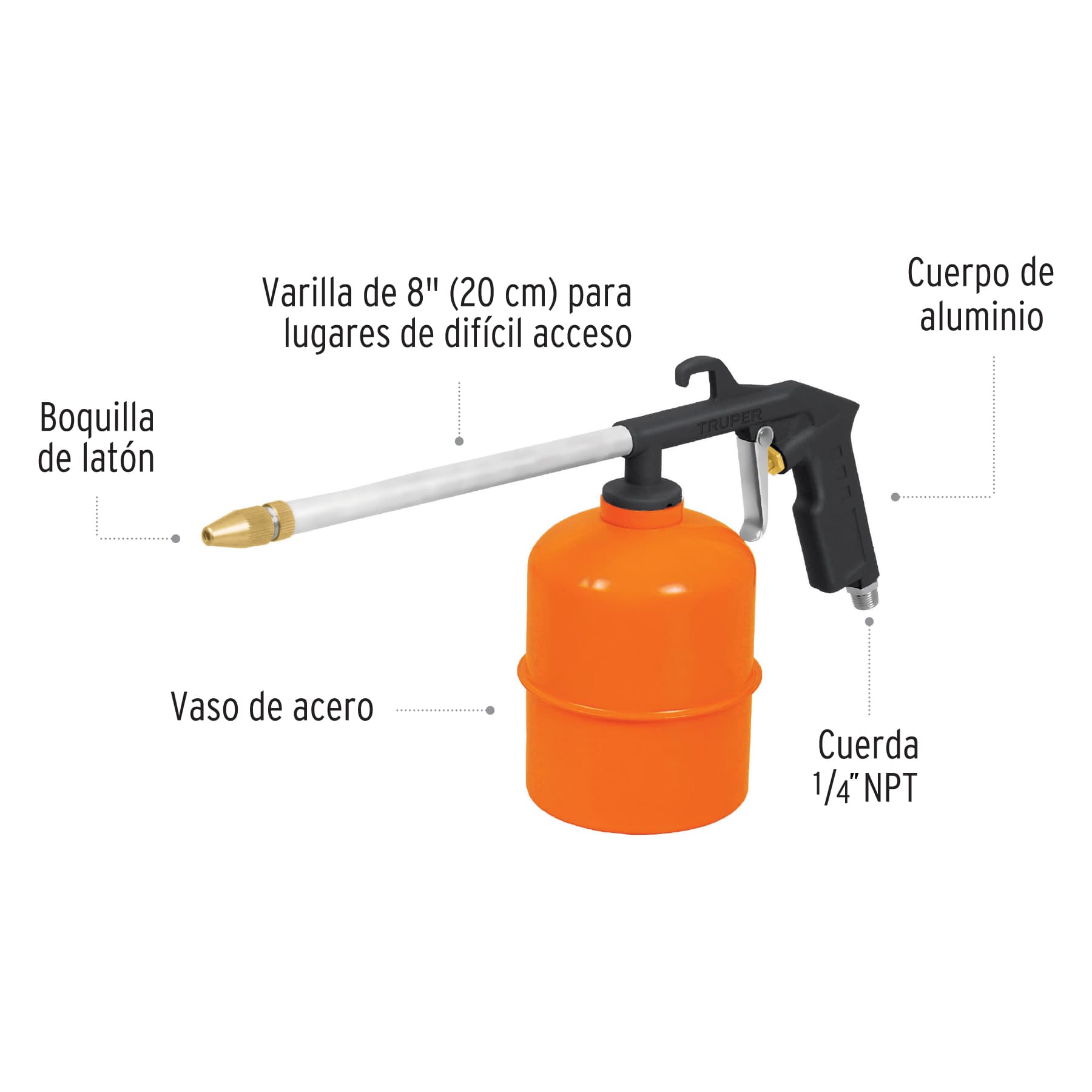 Foto 3 pulgar | Pistola para Limpieza de Motores Truper