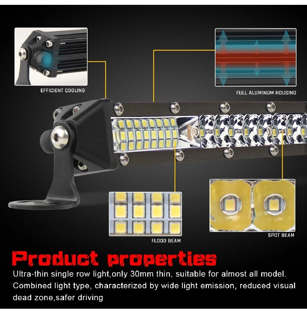 Foto 4 pulgar | Barra de Luz Led Eo Safe Import Esi-225 de 78 W