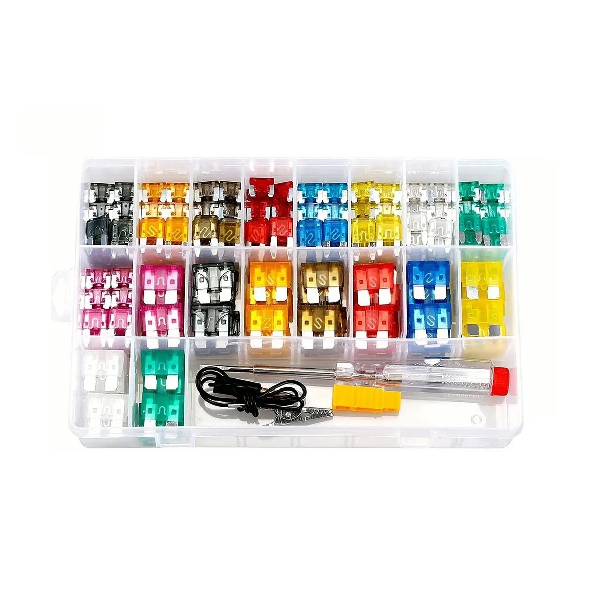 Set Fusibles Automotriz De Varios Amperes Eo Safe Imports Esi-209 Multicolor