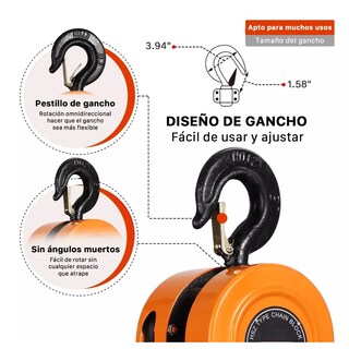 Foto 2 | Polipasto con Cadena Eo Safe Imports Esi-4944 2 Toneladas