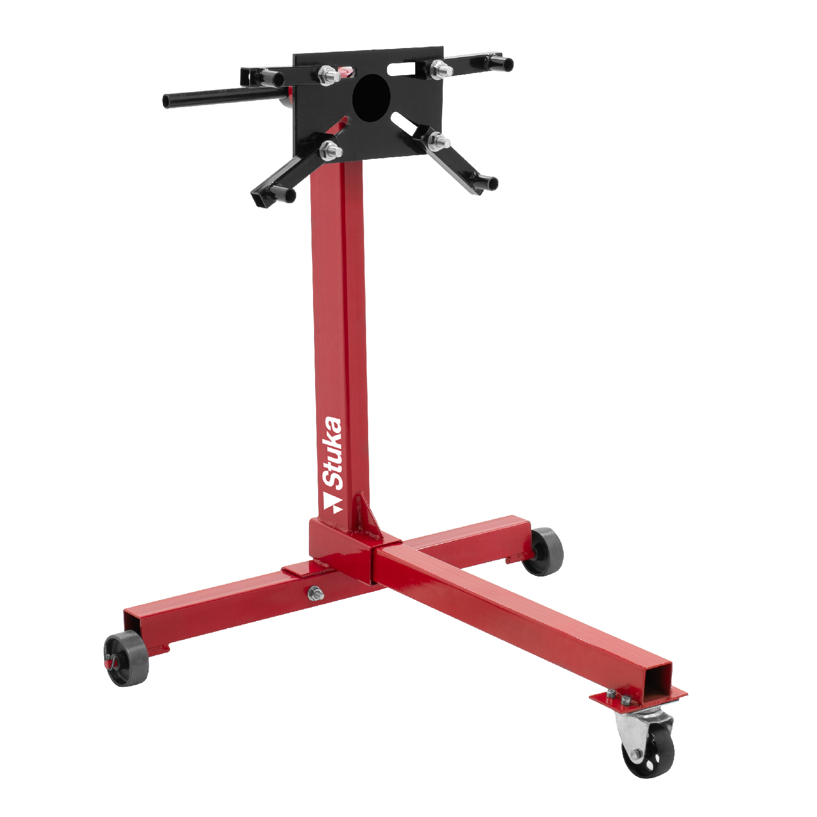 Soporte Para Motor Stuka Sprtmr Capacidad De 350 Kg Color Rojo-negro