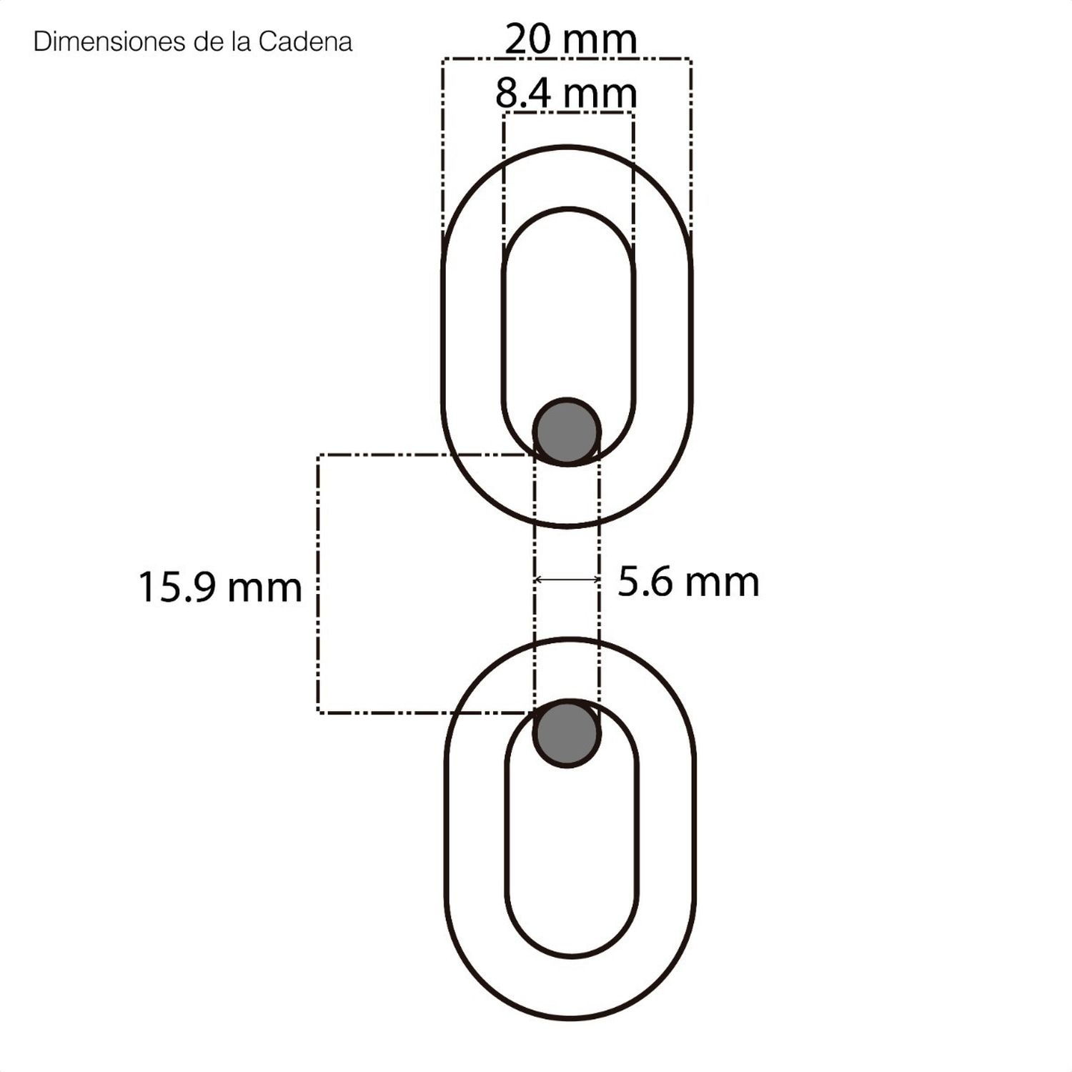 Foto 6 pulgar | Polipasto Manual 1 Tonelada Cadena Forjada Con Garrucha 3m