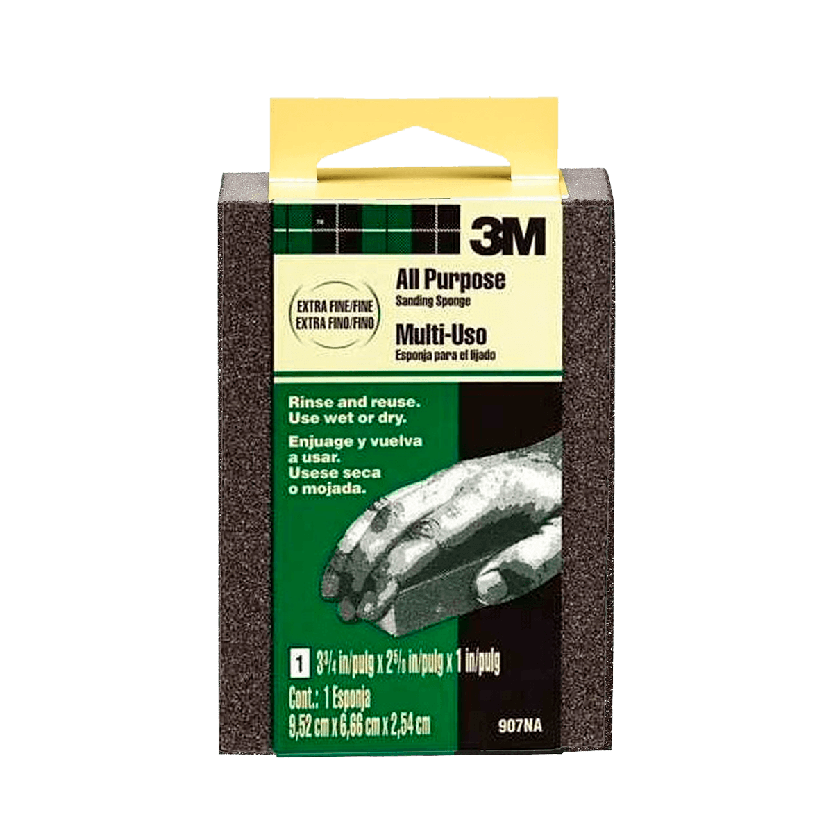 Esponjas Abrasivas Respaldo Suave En Blister 907na Fino / Extrafino 3m