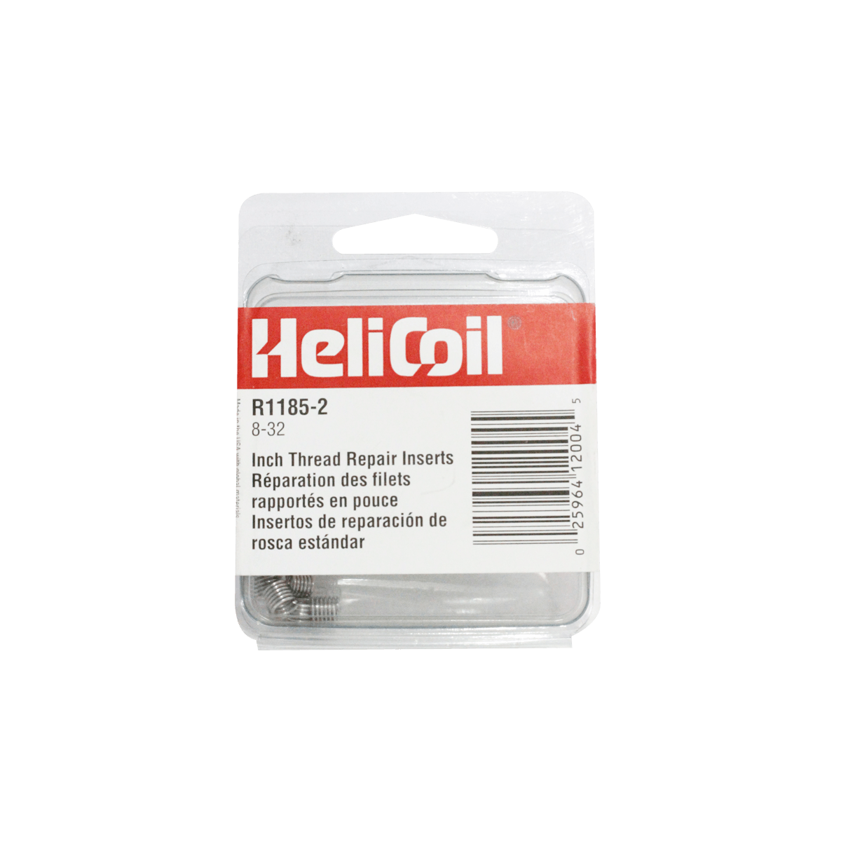 Insertos en Blíster Helicoil 8-32