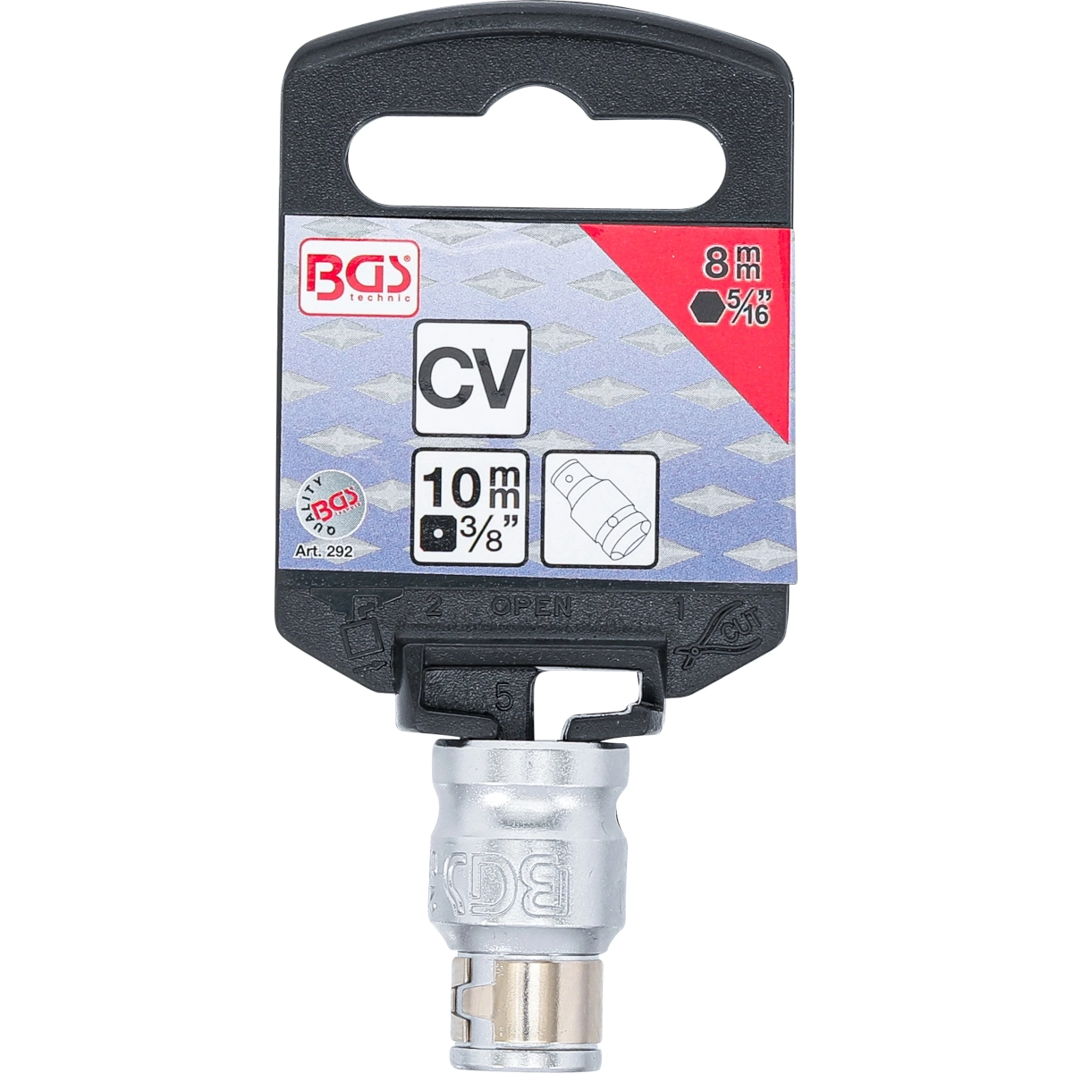 Foto 3 | Adaptador De Punta Con Bola De Retención 3/8'' |8mm| Bgs 292