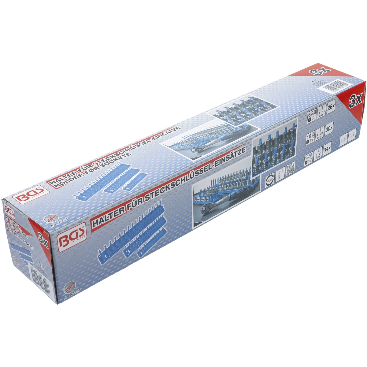 Foto 3 pulgar | Soporte De Plastico Para Dados | 3 Piezas | Bgs 67158