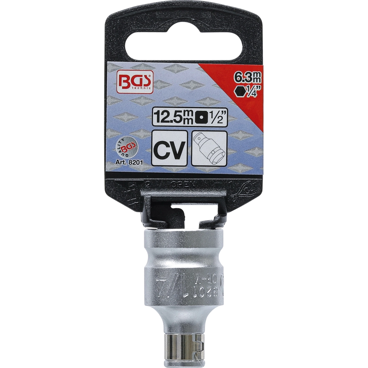 Foto 3 | Adaptador De Punta Con Bola De Retención 1/2'' |1/4| Bgs 8201