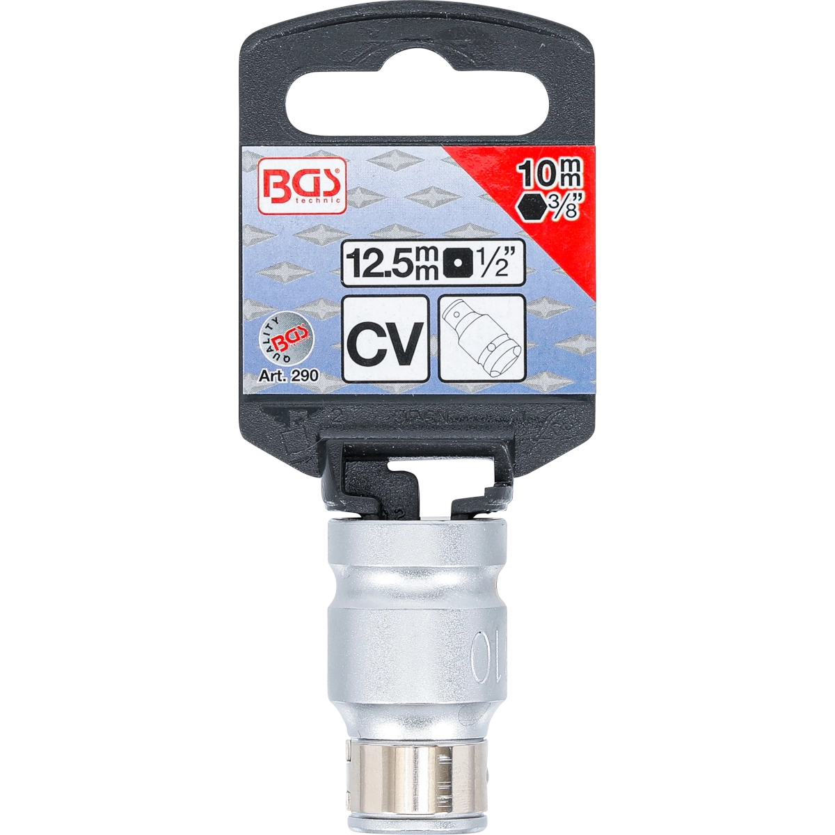 Foto 3 | Adaptador De Punta Con Bola De Retención 1/2''| 10mm| Bgs 290