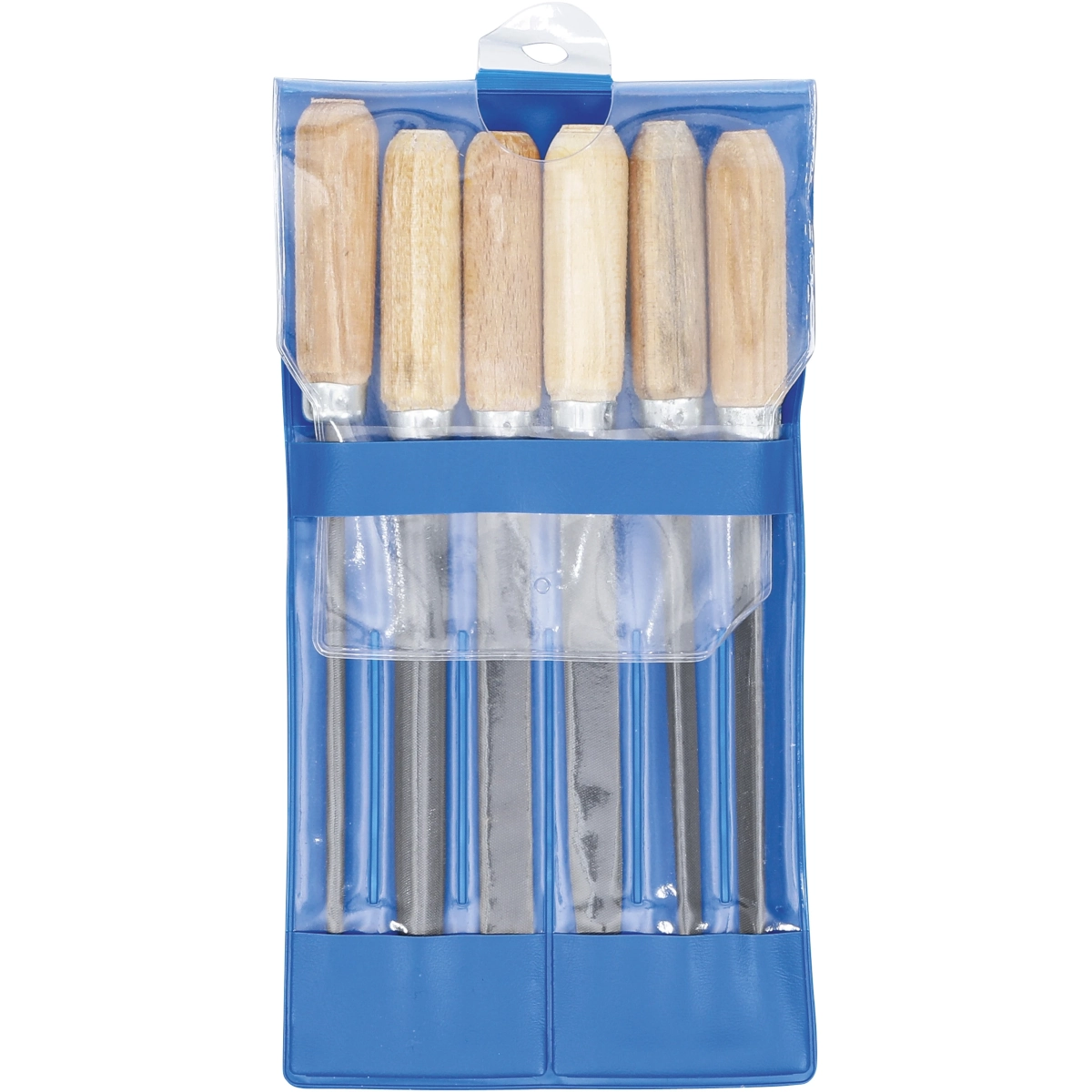 Foto 4 pulgar | Juego De Limas | Mango De Madera | 100 Mm | 6 Pz | Bgs 50204
