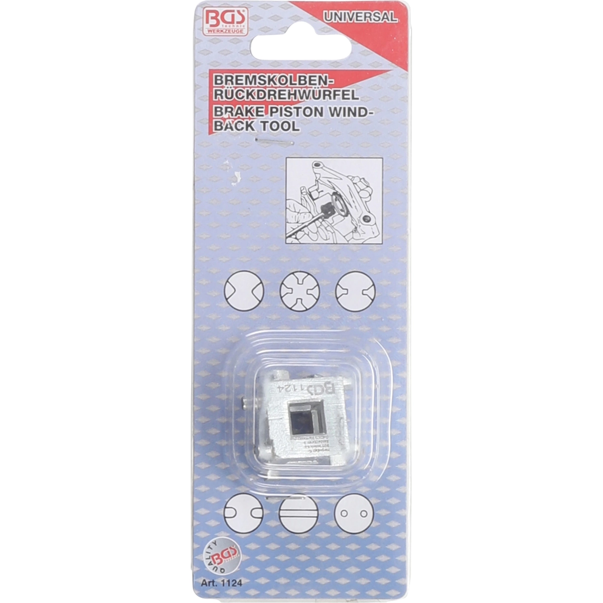 Foto 4 pulgar | Llave Reposicionadora De Pistones De Freno | 3/8 | Bgs 1124