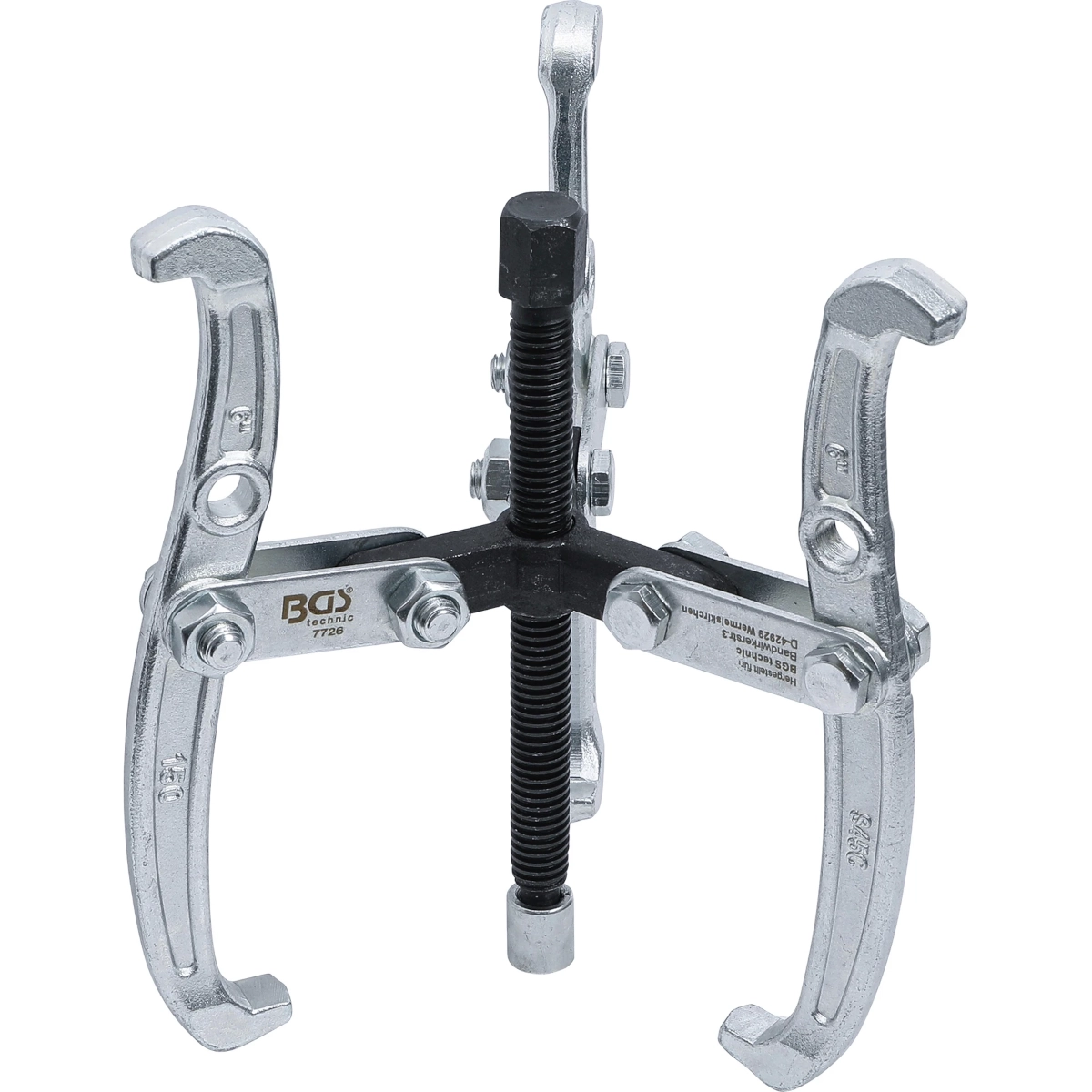 Extractores De Poleas | 25 - 160 Mm | 3 Brazos | Bgs 7726