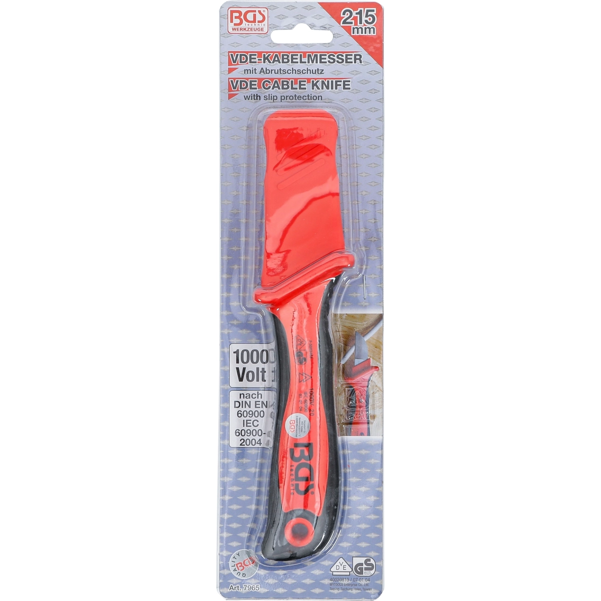 Foto 5 pulgar | Corta Cables Vde Con Proteccion Antideslizante | Bgs 7965