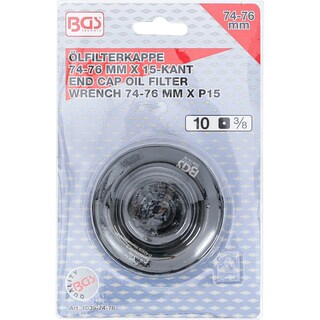 Foto 4 | Llave Para Filtros De Aceite |74 -76mm X P15| Bgs 1039-74-76