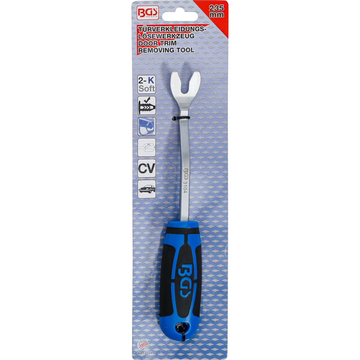 Foto 4 pulgar | Extractor De Clips De Tapizados | 235 Mm | Bgs 3104 Bgs 3104
