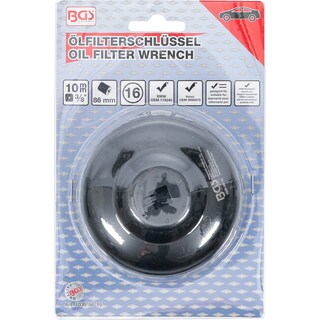 Foto 4 | Llave Filtro Aceite 3/8 | 16 Caras | Ø86 Mm | Bgs 1039-86-16
