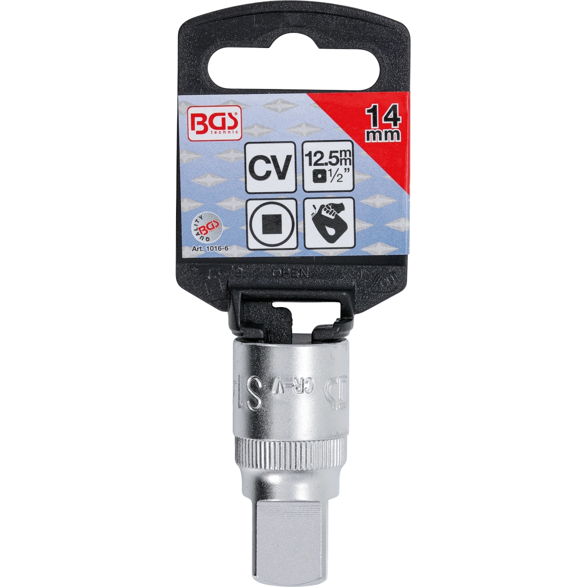 Foto 3 pulgar | Llave Dado Para Tapon De Carter | 1/2'' | 14 Mm | Bgs 1016-6