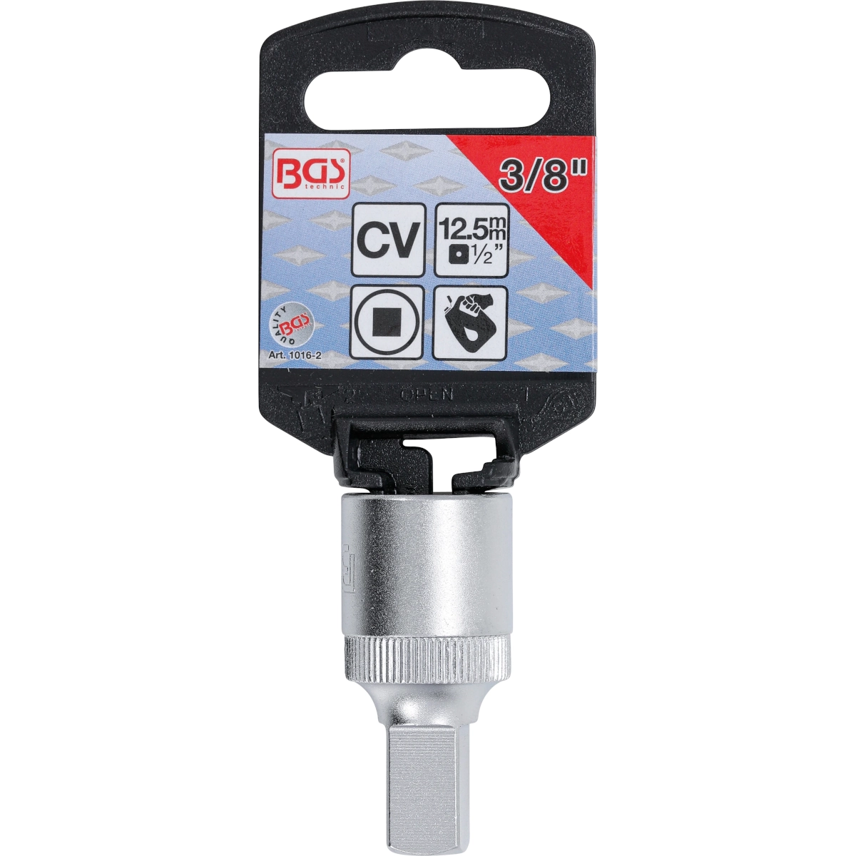Foto 2 | Llave Dado Para Tapon De Carter | 1/2'' | 3/8'' | Bgs 1016-2