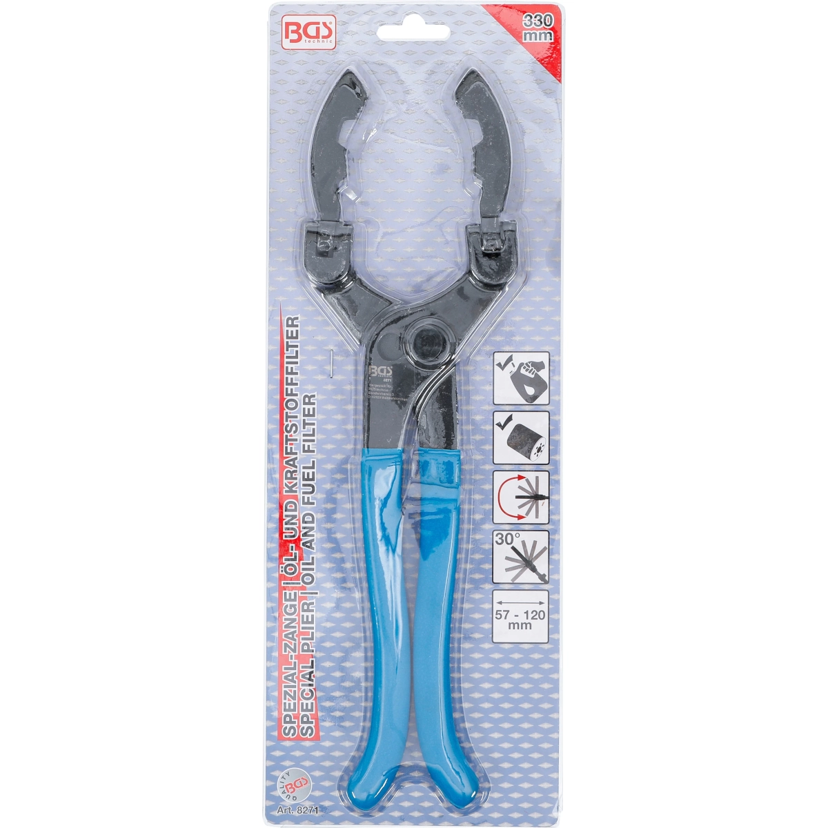Foto 6 pulgar | Llave / Pinza Para Filtro De Aceite Y Combustible| Bgs 8271