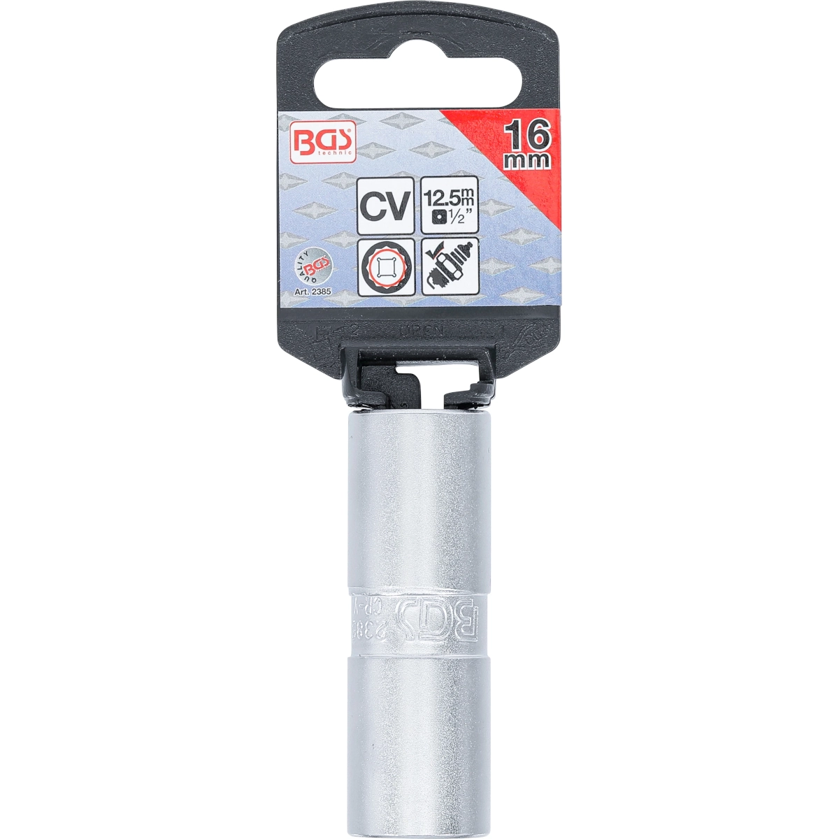 Foto 3 | Dado Para Bujías Con Goma| 12 Caras | 1/2'' | 16mm | Bgs 2385