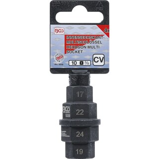 Foto 3 | Dado Especial 3/8 | Motocicletas 17 19 22 24 Mm | Bgs 5058
